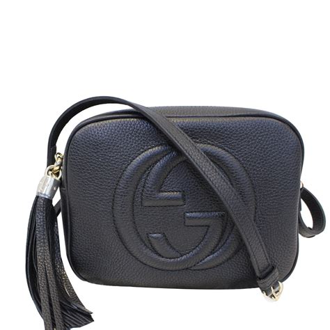 black gucci crossbody bag designer sale|genuine Gucci crossbody bags.